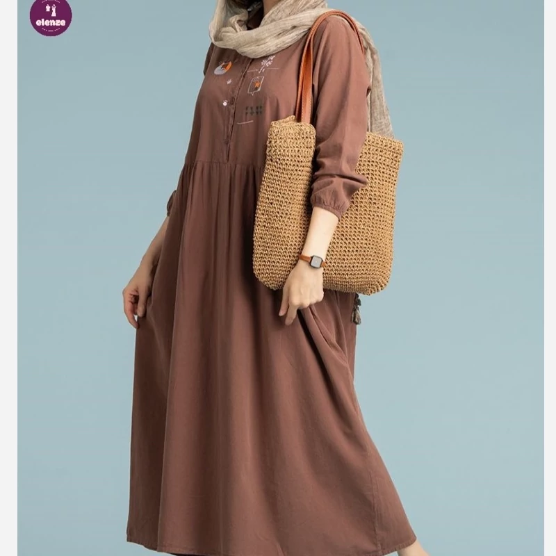 مانتو پیراهنی بلند پیراهن ساحلی زنانه مدل پریوش