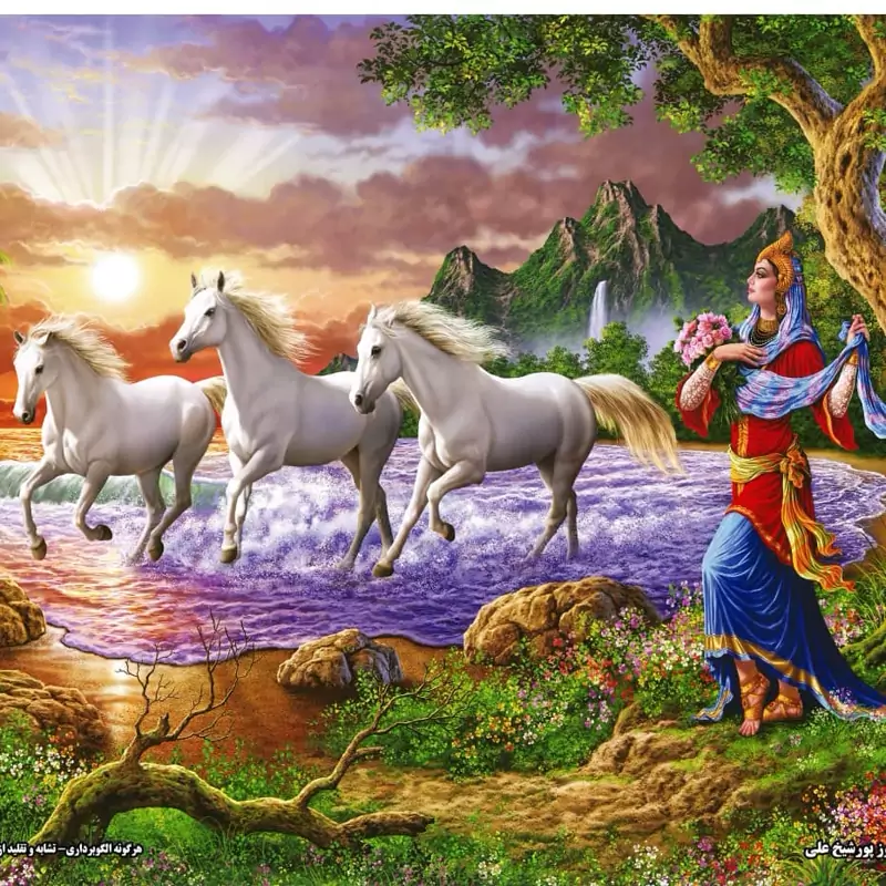 زیرانداز نسوز قلیان پورشیخعلی ضد آب سایز بزرگ ۱۰۰ در ۱۵۰ سانتیمتر